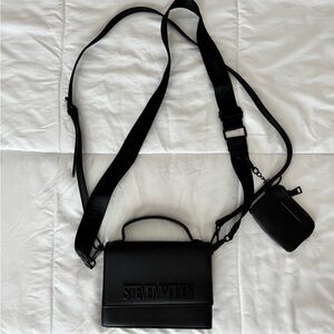 Steve Madden Black Crossbody with Pouch